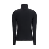 Wolford Black Fleece Wool Turtleneck